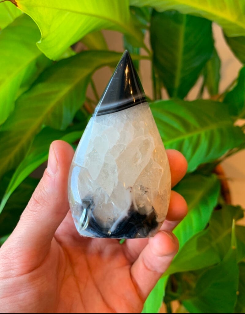 Black Banded Agate Flame - 2