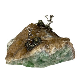 Fluorite with Miners - 2