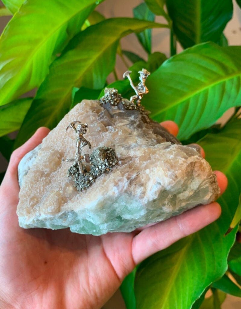 Fluorite with Miners - 2