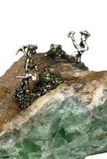 Fluorite with Miners - 2