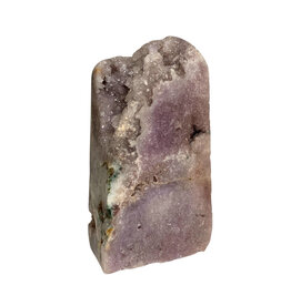 Pink Amethyst with Druze