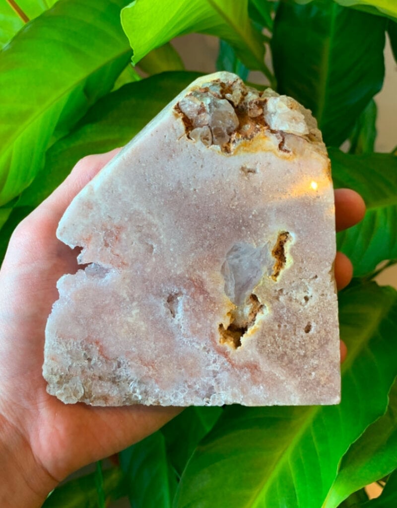 Pink Amethyst with Druze 2