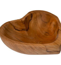 Teak Heart Bowl