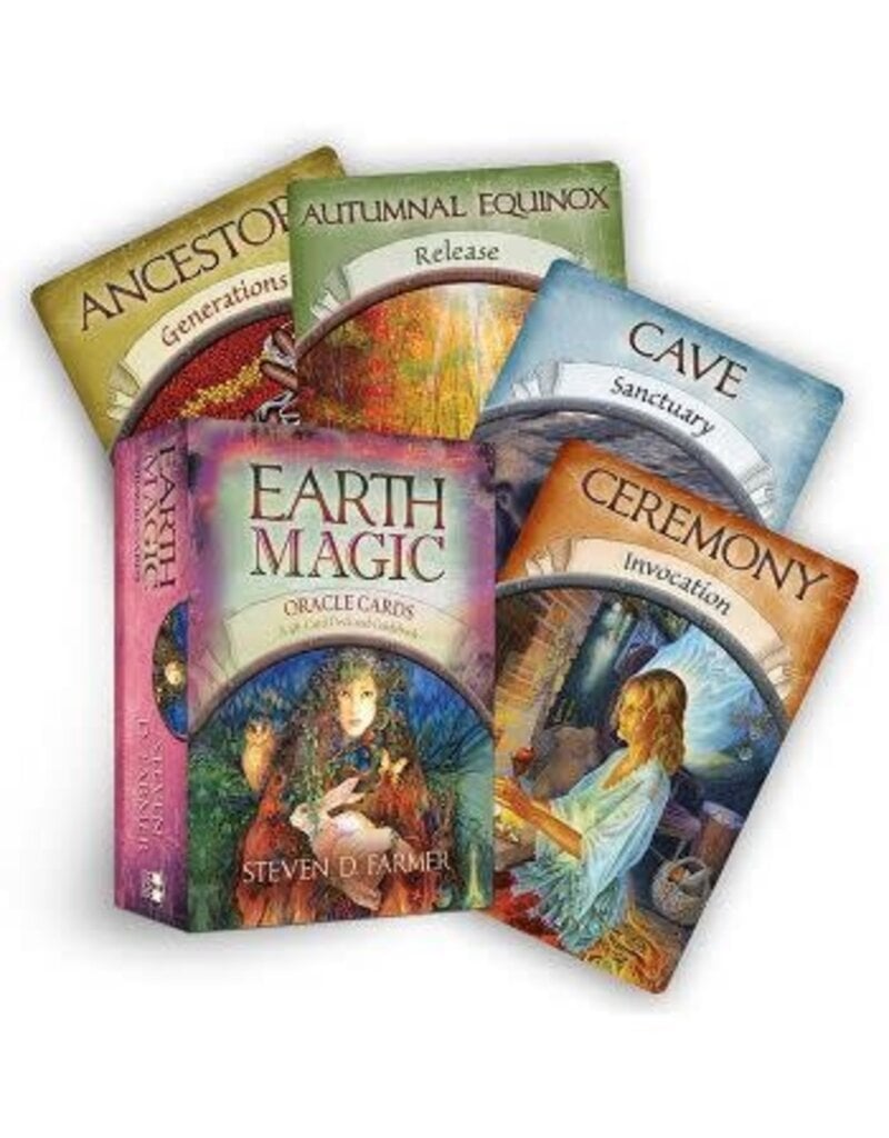 Earth Magic Oracle Cards by Steven D. Farmer