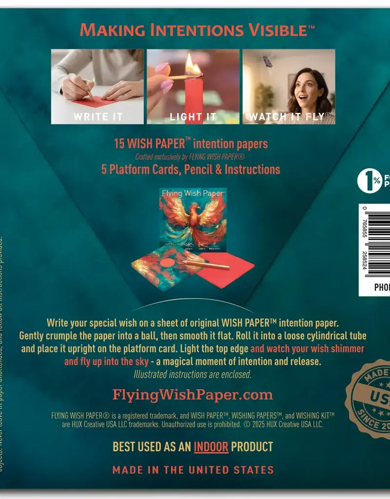 Phoenix Flying Wish Paper