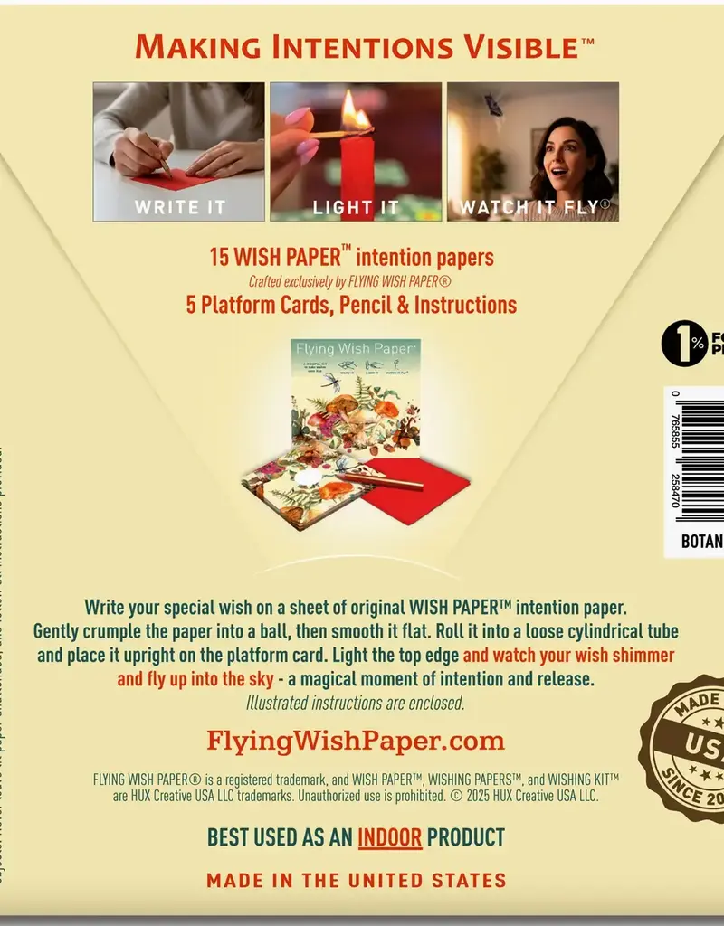 Botanicals Flying Wish Paper
