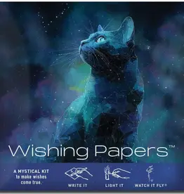Cosmic Cat Flying Wish Paper