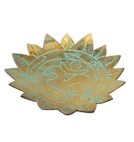 Coconut Shell Lotus Incense Holder