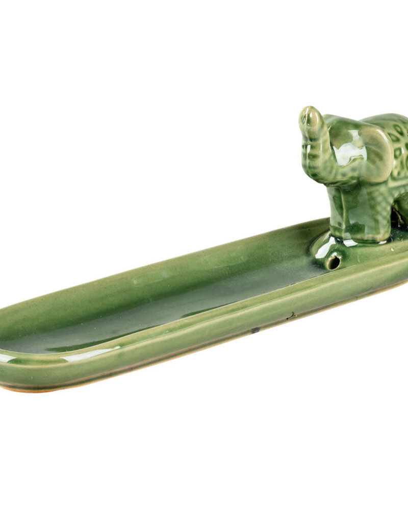 Elephant Incense Holder- 8 inches- 66733