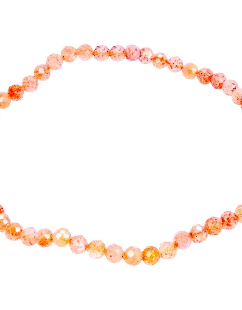 Sunstone Bracelet - 4mm