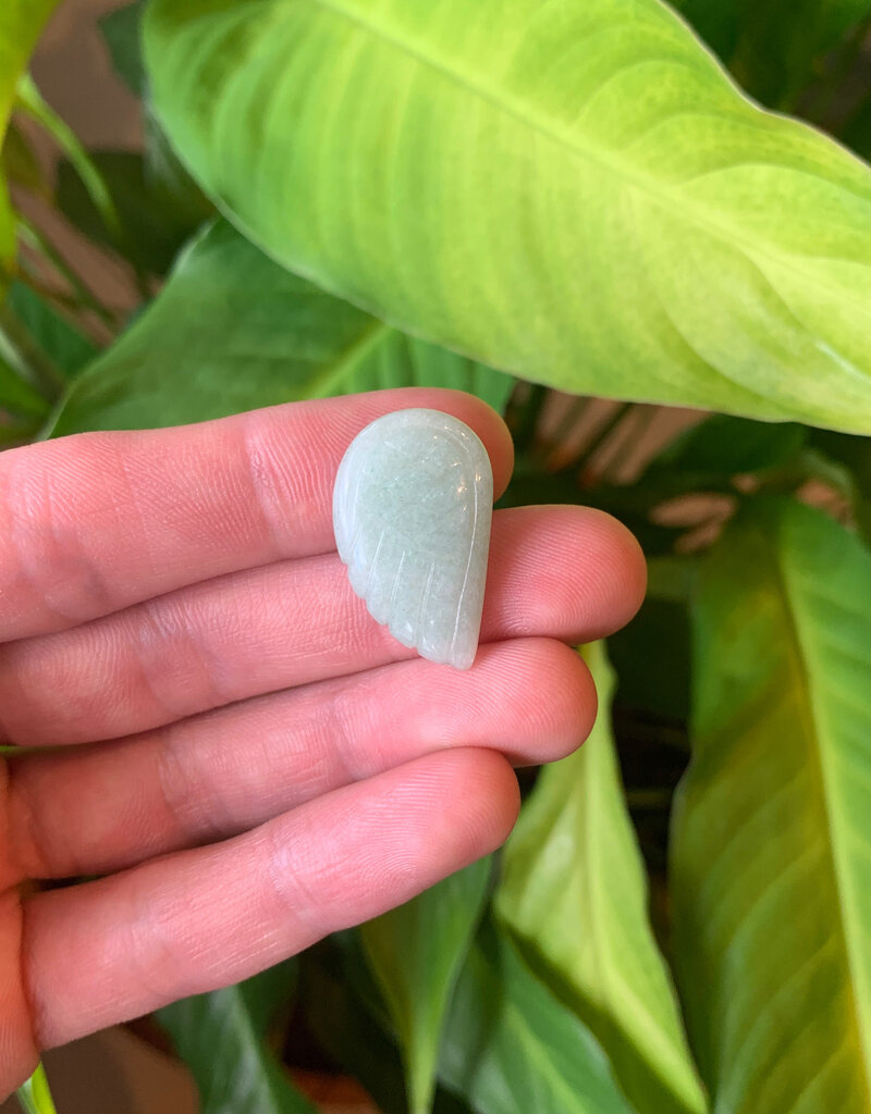 Green Aventurine Angel Wings
