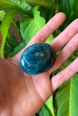 Blue Apatite Palm Stone (M) - BAP14