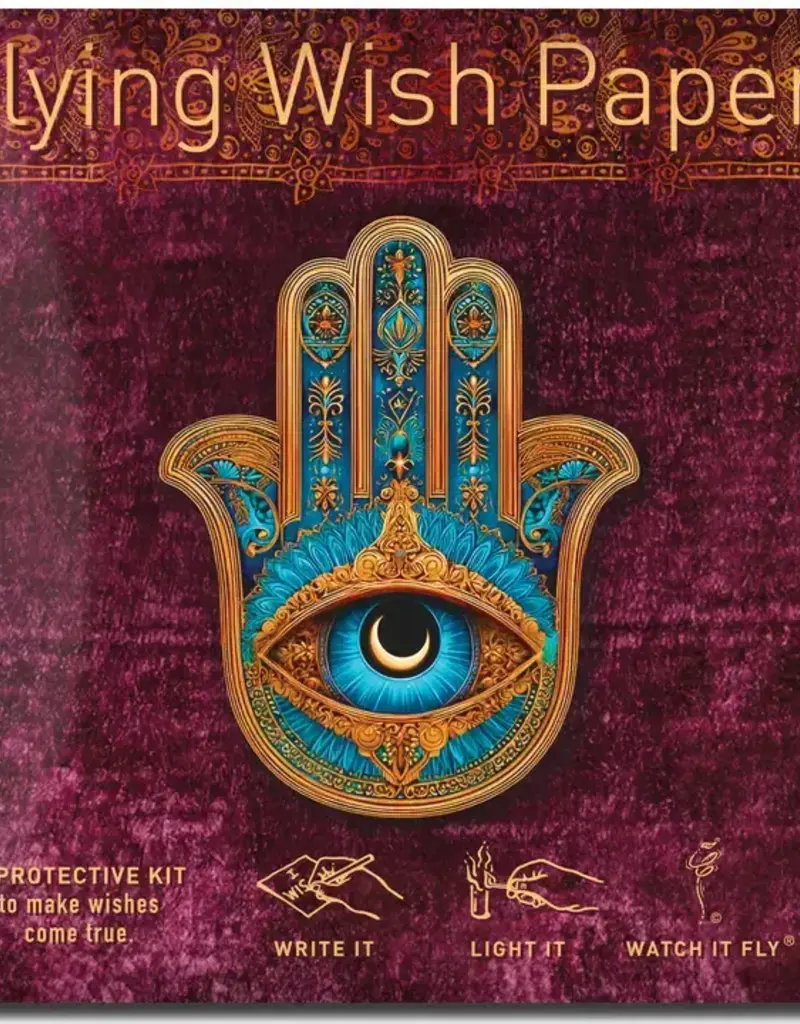 Flying Wish Paper - Hamsa