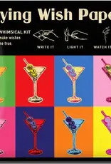 Martinis Flying Wish Paper