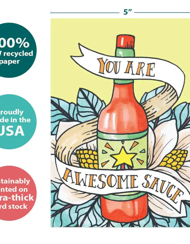 Birthday Card - Awesome Sauce Birthday - 17939