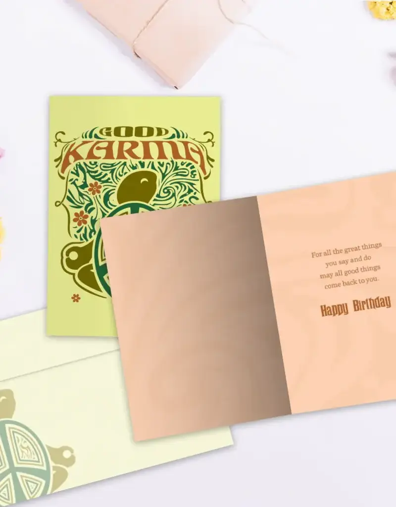 Birthday Card - Karma Turtle - 11693