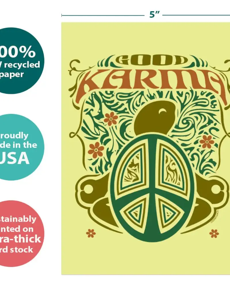 Birthday Card - Karma Turtle - 11693