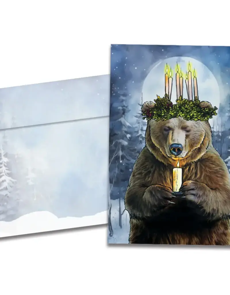 Solstice Card - Bear Light - 22166
