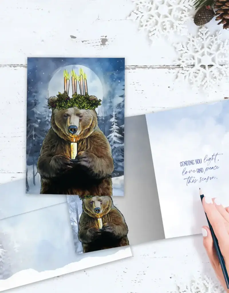 Solstice Card - Bear Light - 22166