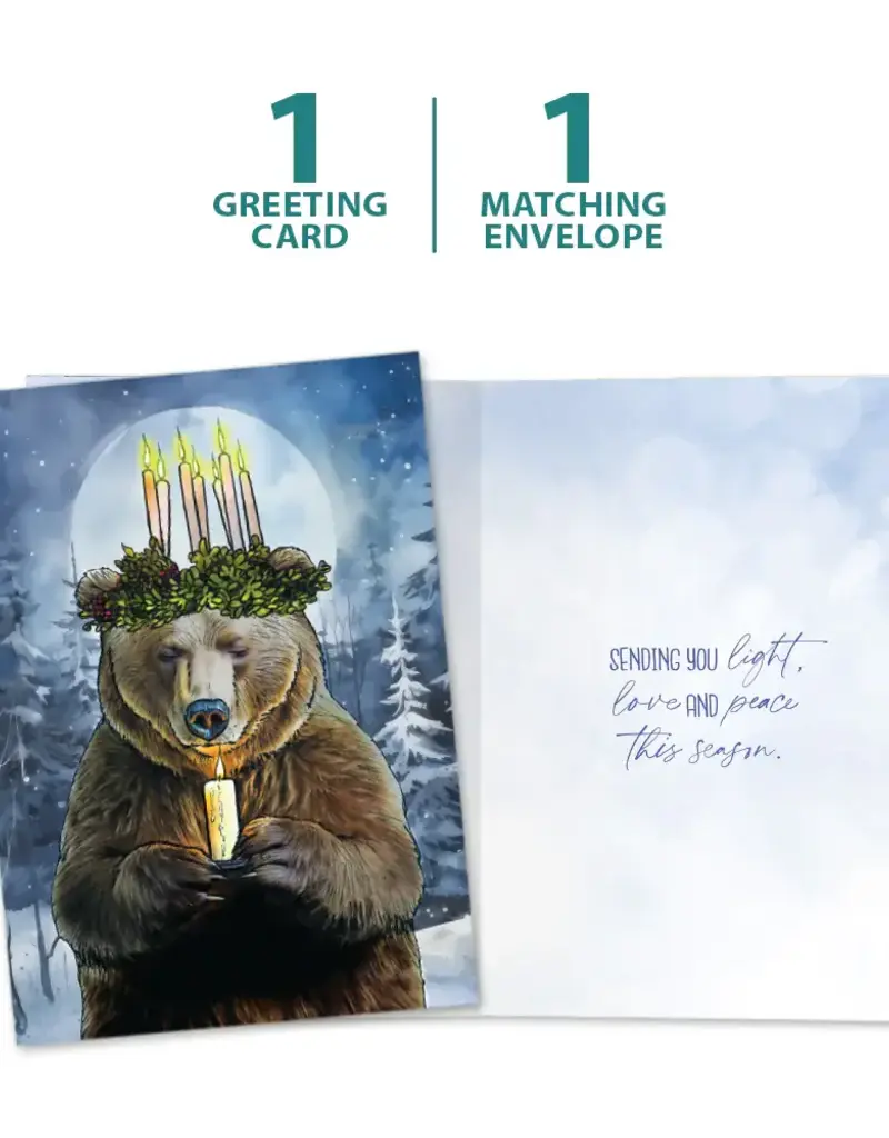 Solstice Card - Bear Light - 22166