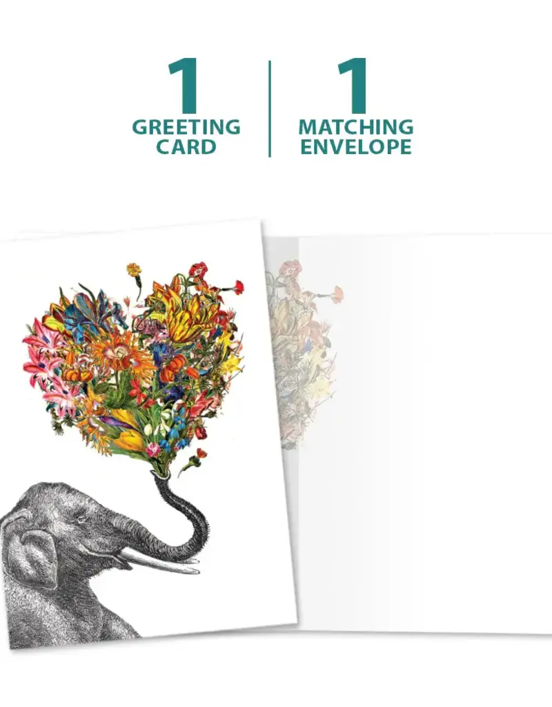 Love Card - Love Elephant - 14630
