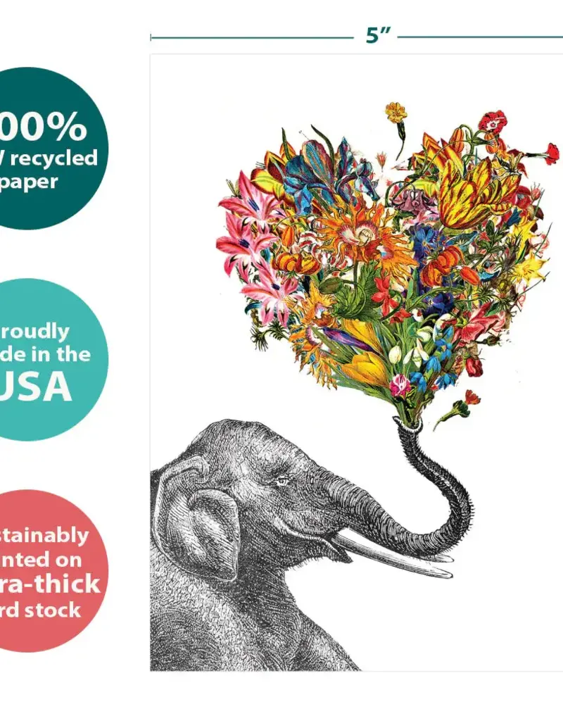Love Card - Love Elephant - 14630