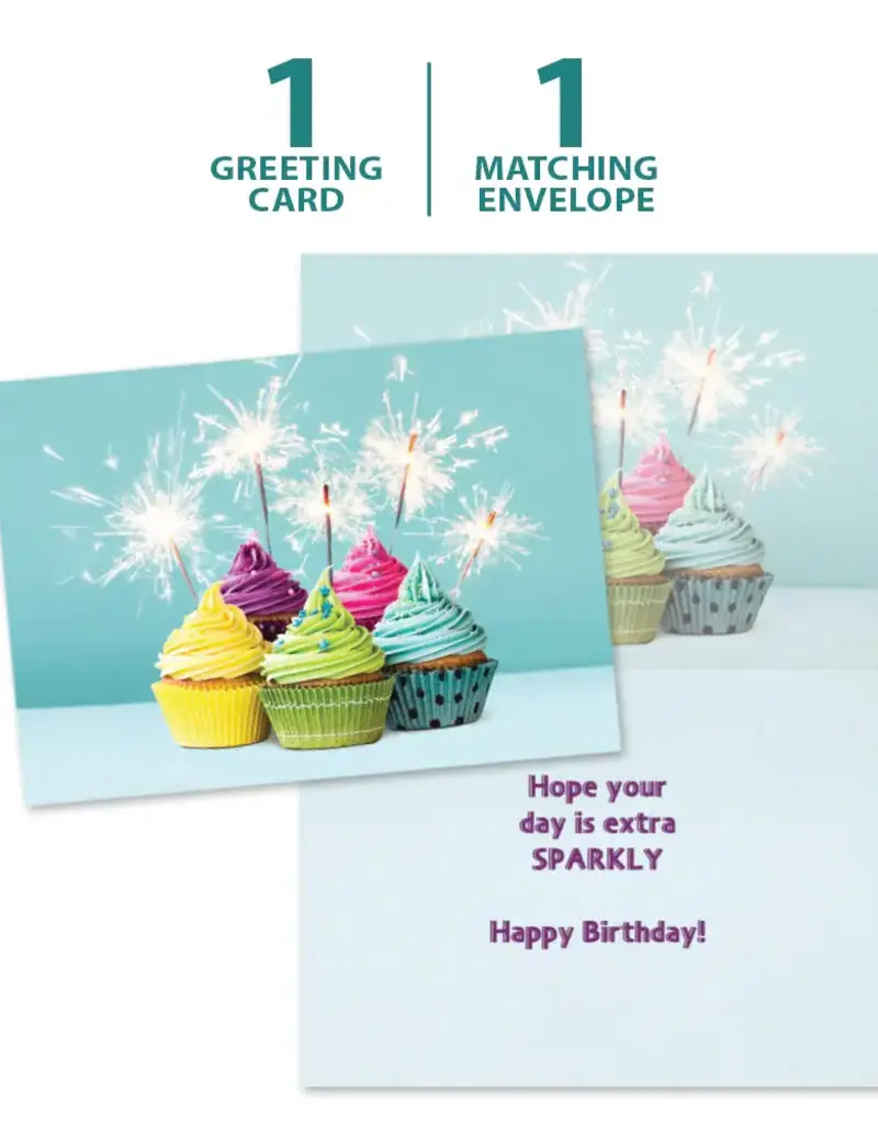 Birthday Card - Extra Sparkly - 17380