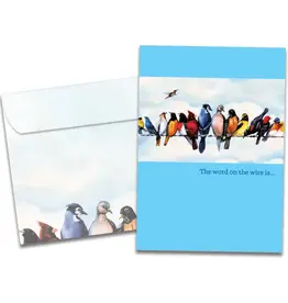 Congratulations Card - Word on the Wire - 11349