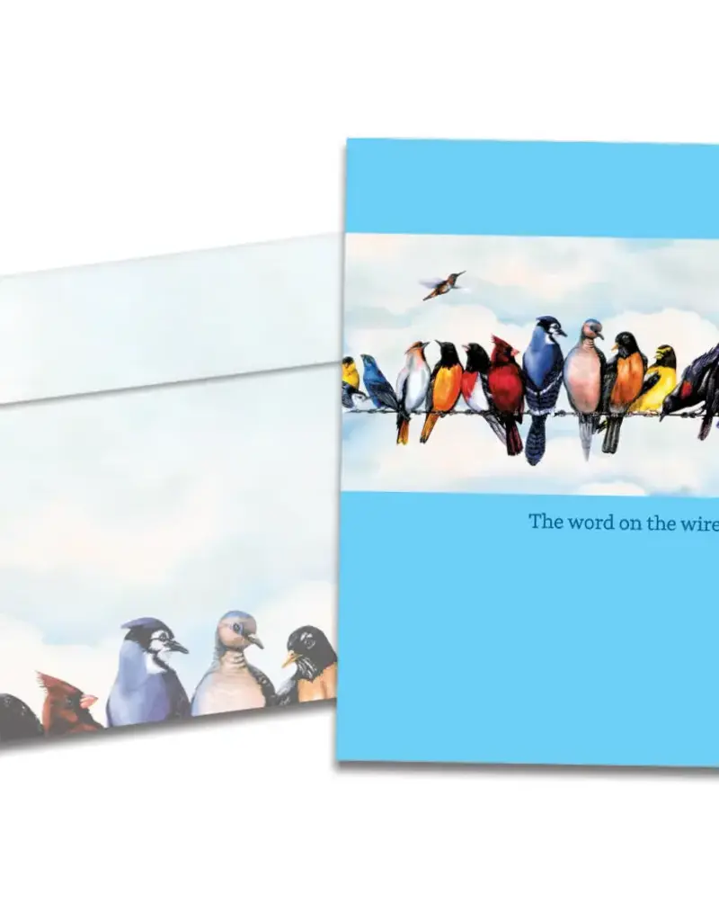 Congratulations Card - Word on the Wire - 11349