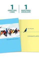 Congratulations Card - Word on the Wire - 11349