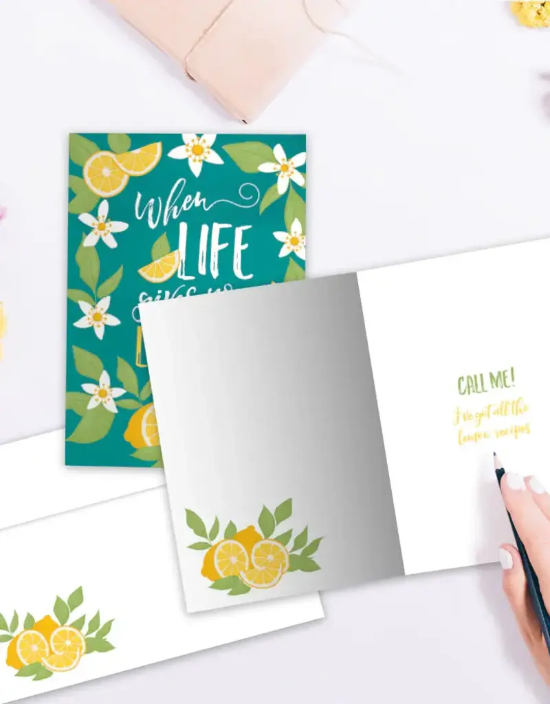 Support Card - Lemon Recipes - 20824