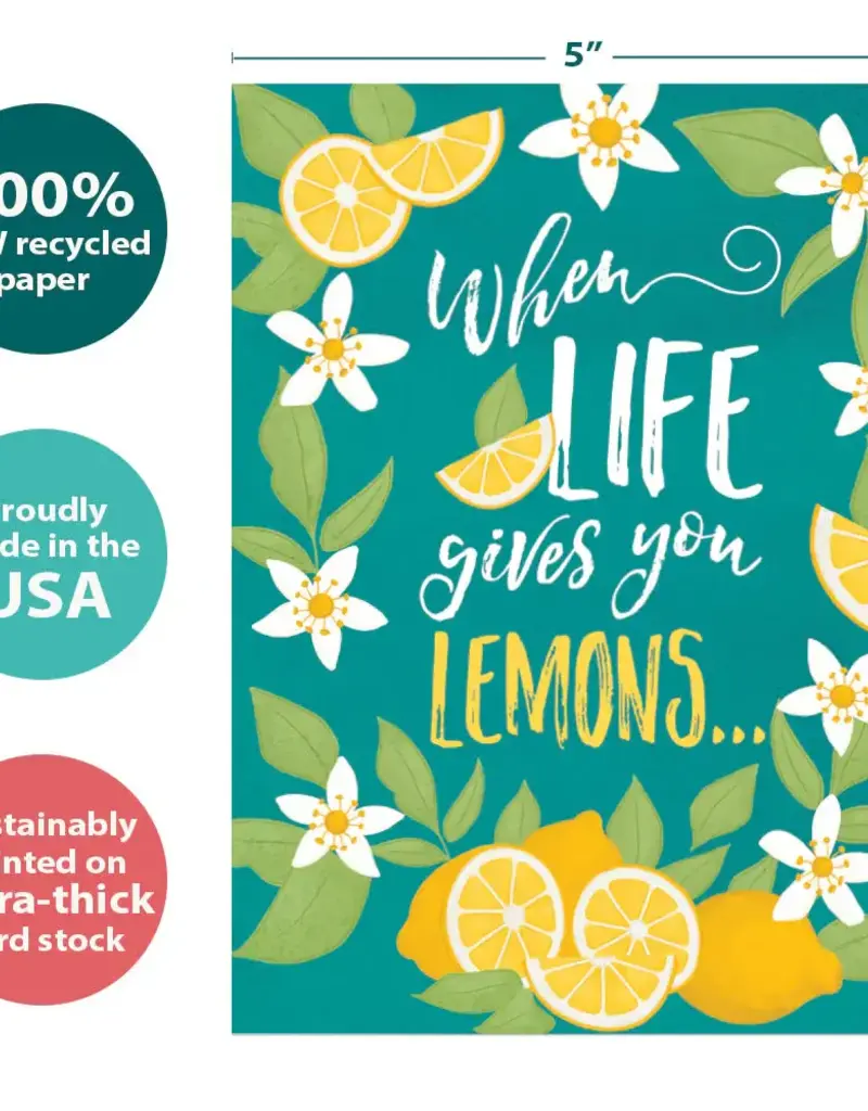 Support Card - Lemon Recipes - 20824