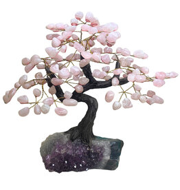Rose Quartz Feng Shui Tree - Large