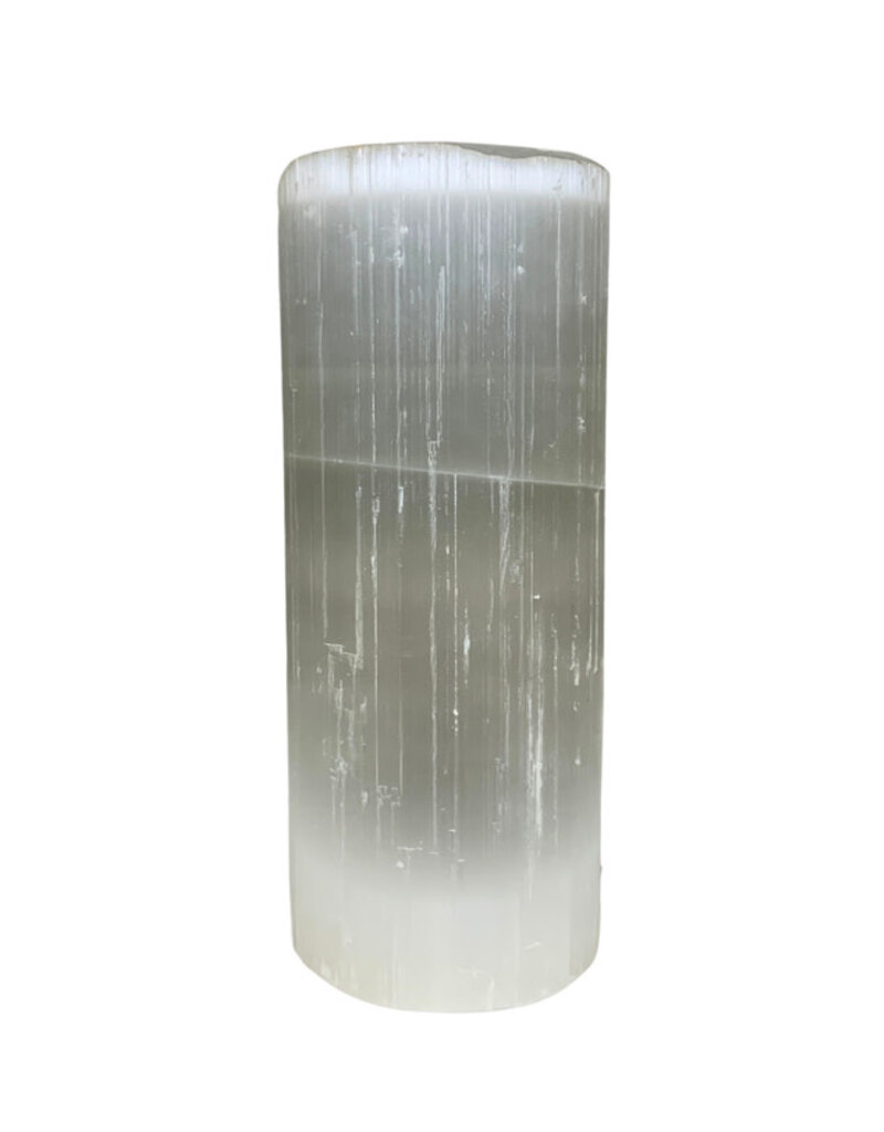 Selenite Cylinder Lamp - Small