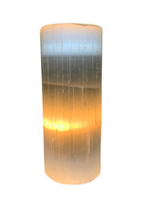 Selenite Cylinder Lamp - Small