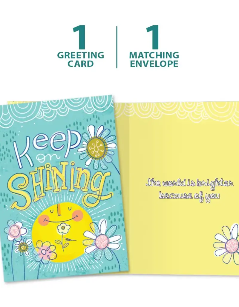 Thinking of You Card - Keep On Shining - 19976