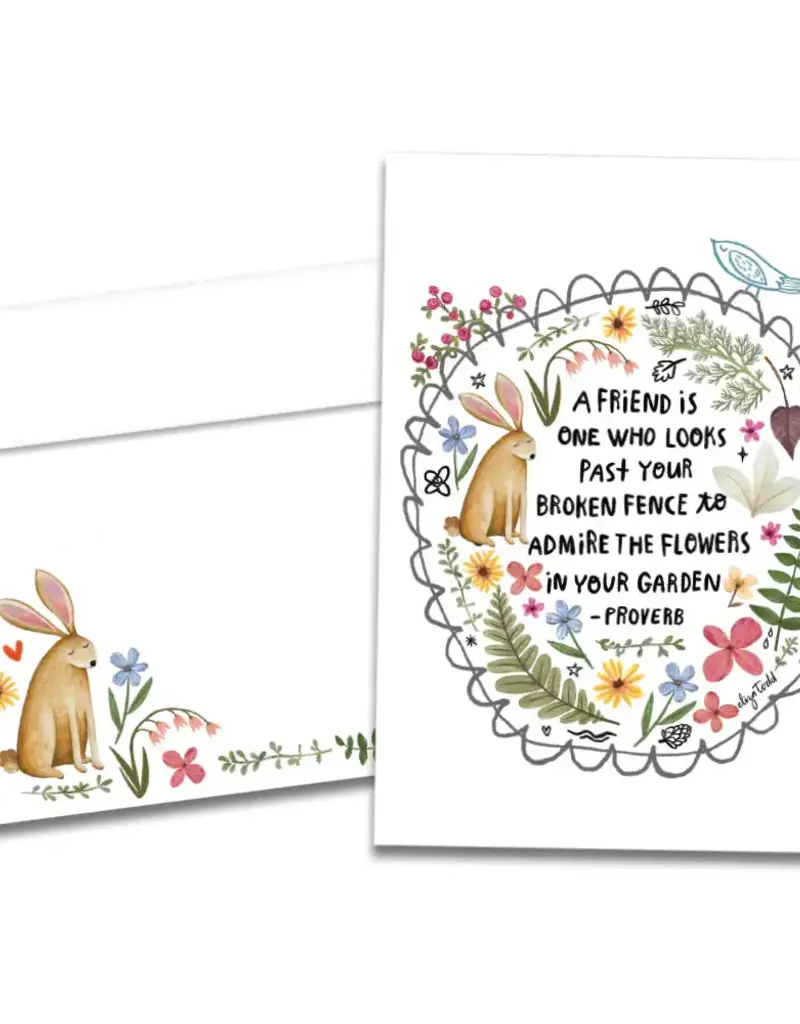 Just Because Card - Fence and Garden - 21121