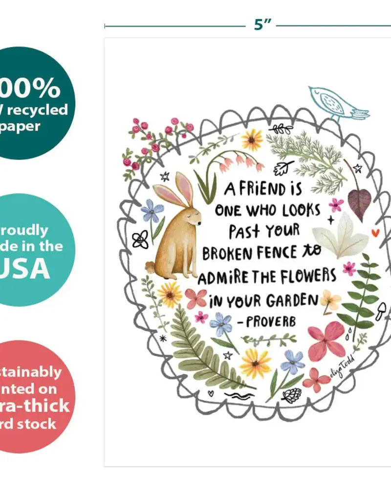 Just Because Card - Fence and Garden - 21121