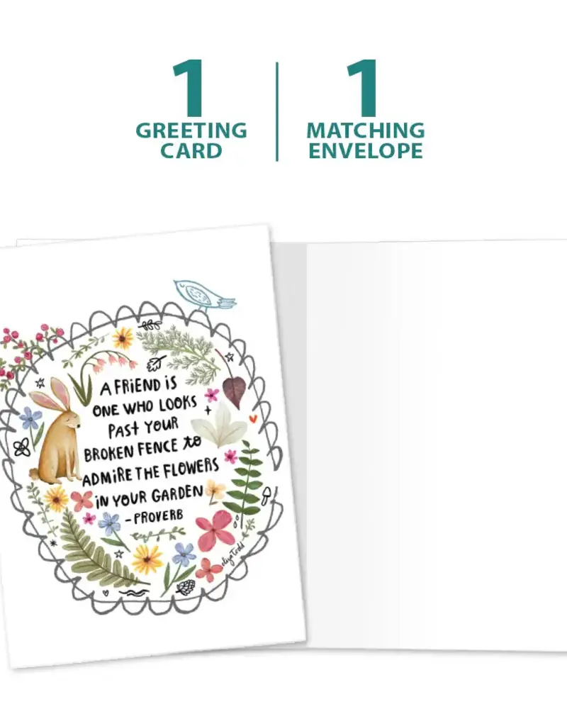 Just Because Card - Fence and Garden - 21121