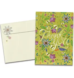 Thank You Card - Pretty Thanks - 19867