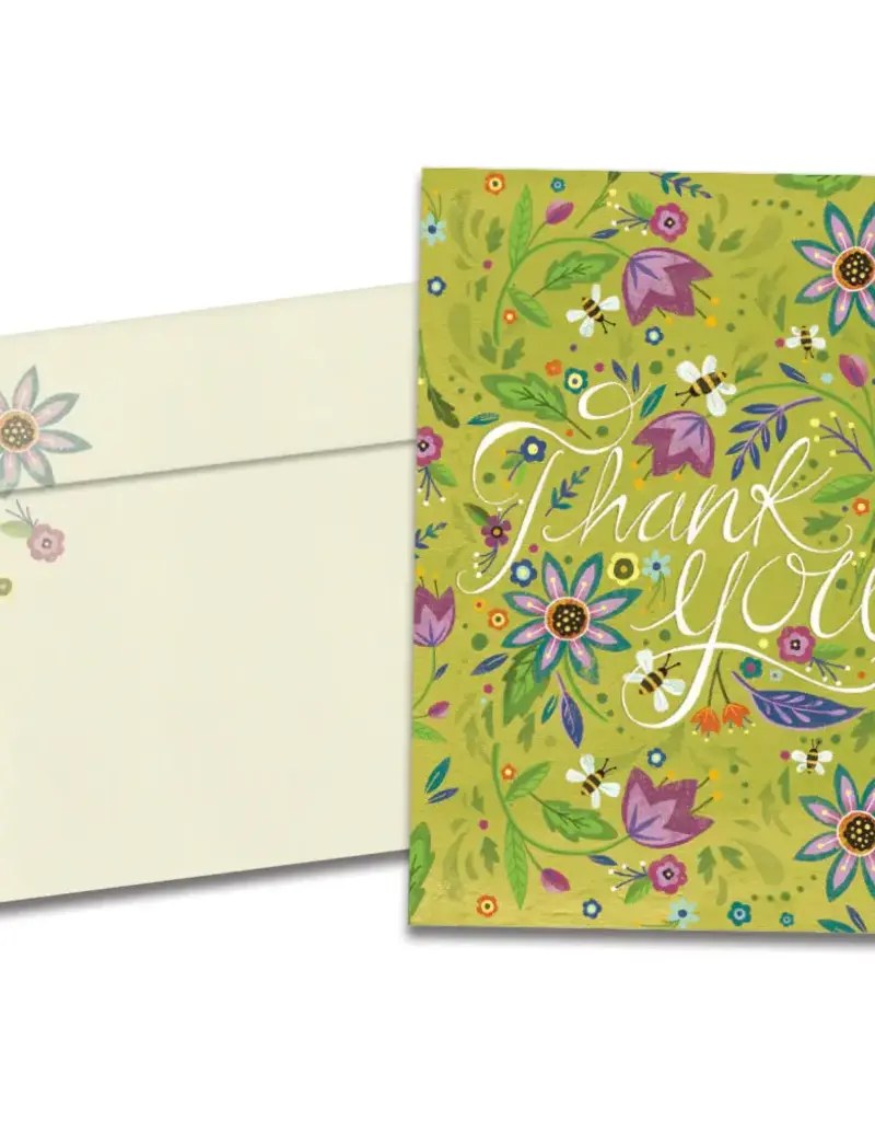 Thank You Card - Pretty Thanks - 19867