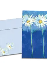 All Occasion Card - Daisies on Blue - 19390