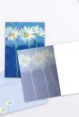 All Occasion Card - Daisies on Blue - 19390