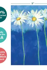 All Occasion Card - Daisies on Blue - 19390