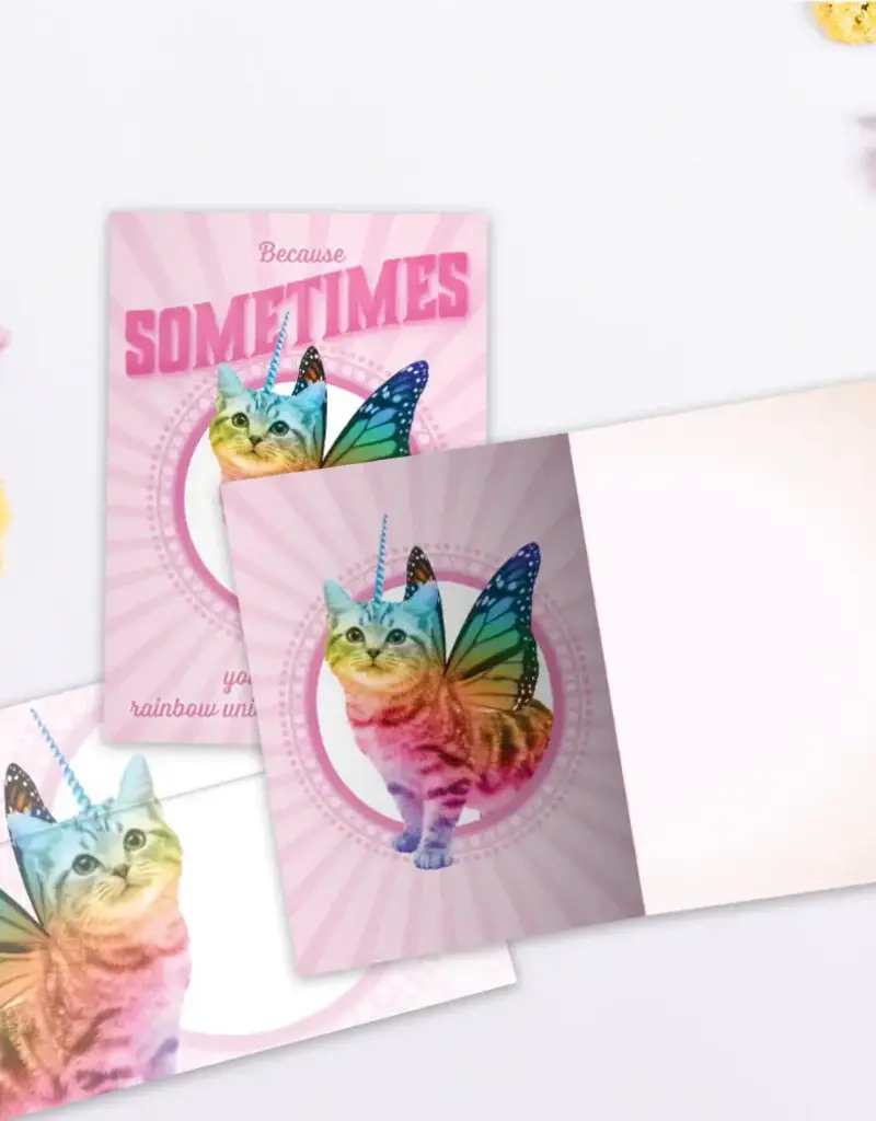 All Occasion Card - Rainbow Unicorn - 17991