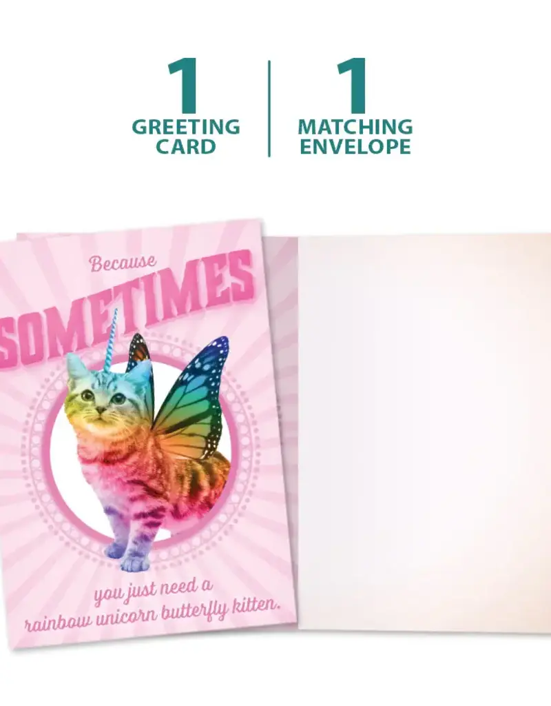 All Occasion Card - Rainbow Unicorn - 17991