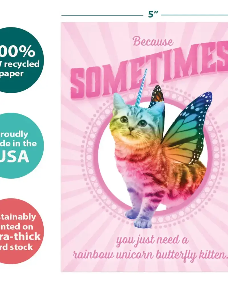 All Occasion Card - Rainbow Unicorn - 17991
