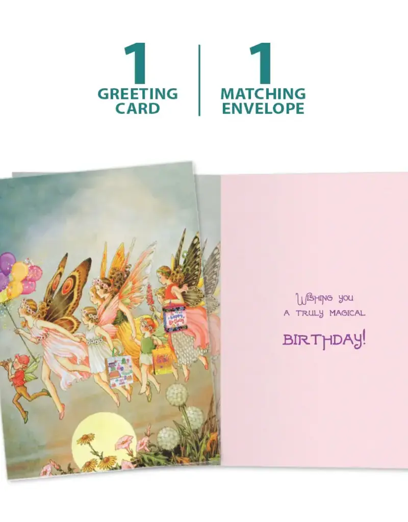 Birthday Card - Fairie Celebration - 17377