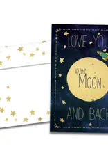Birthday Card - Moon and Back - 17447