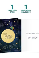Birthday Card - Moon and Back - 17447